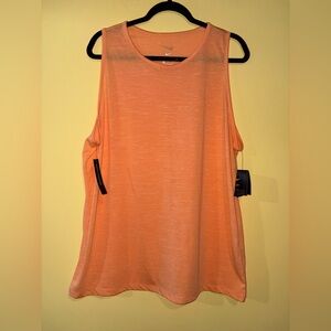 Nike Dri Fit Training Tank Heathered Orange